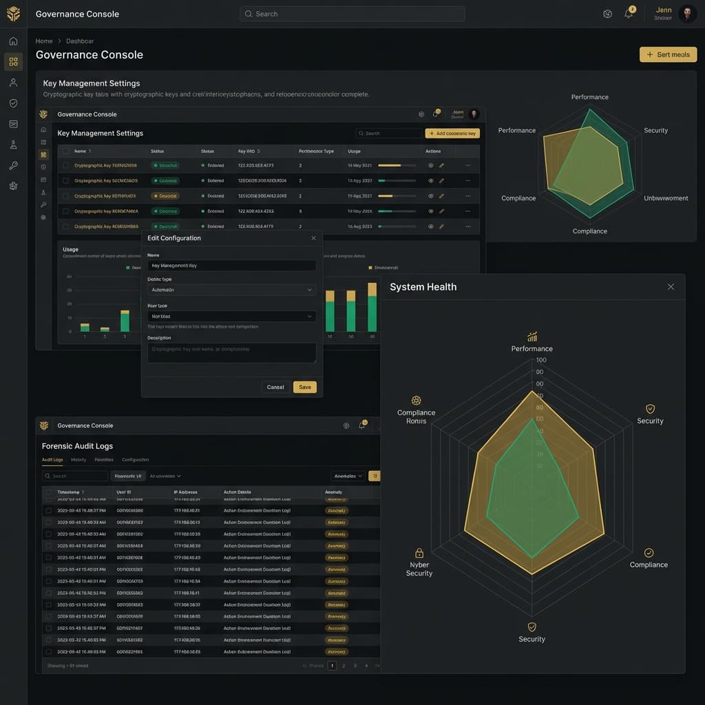 Governance Console Dashboard